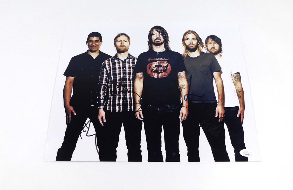 Foo Fighters Multi Signed 11x14 Color Photo 5 JSA Autos Pic2
