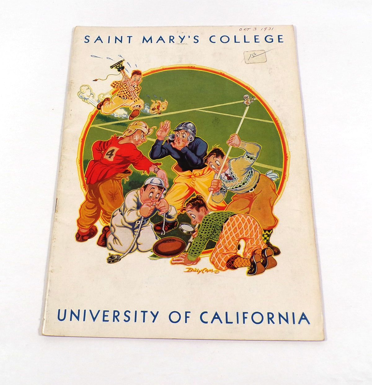 1931 Saint Mary's at California College Football Program 10-3-31