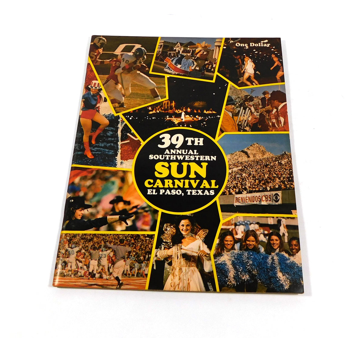 1973 Missouri vs Auburn Sun Bowl College Football Program