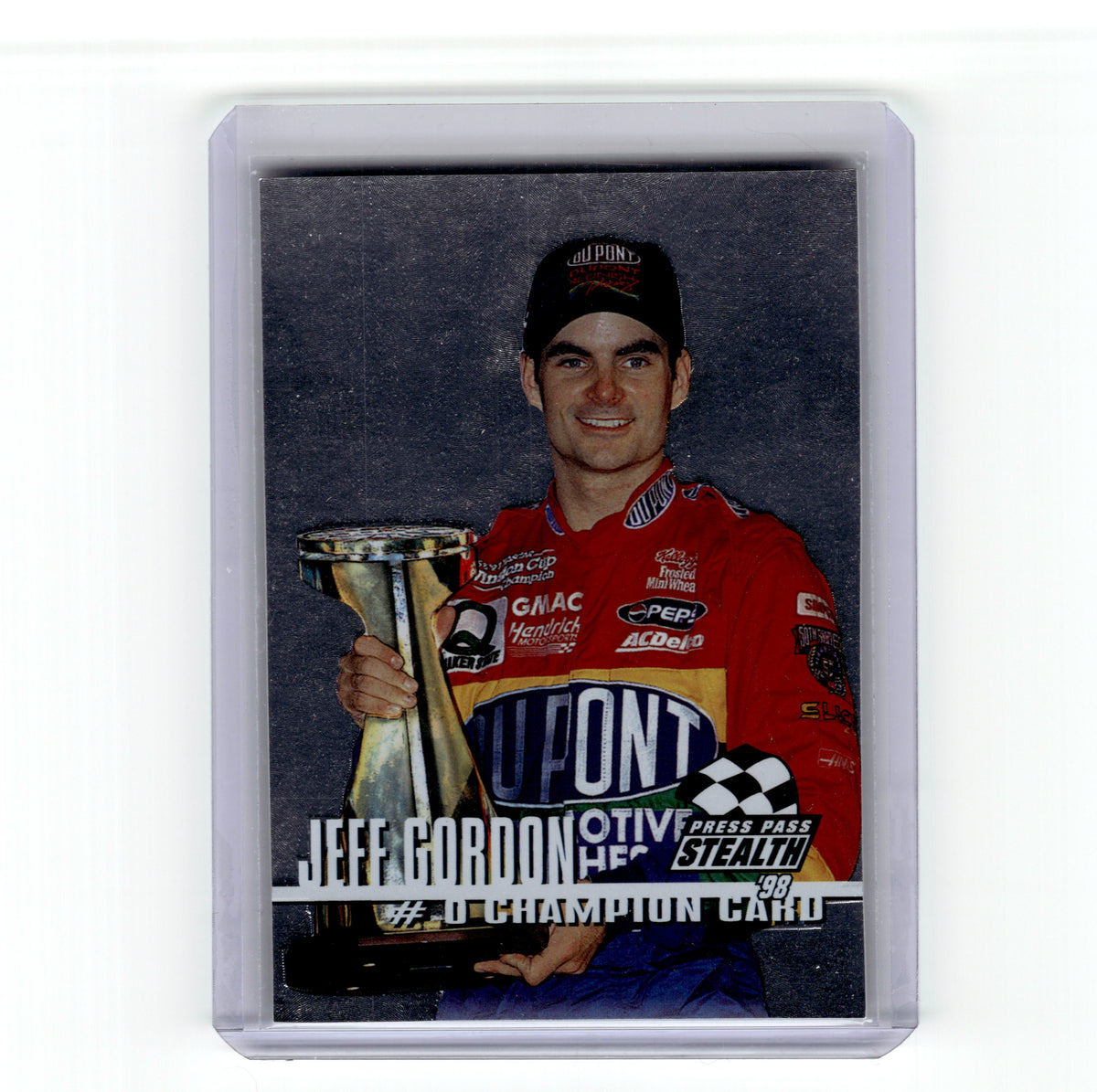 1998 Press Pass Stealth Jeff Gordon Champion Silver #0 NASCAR