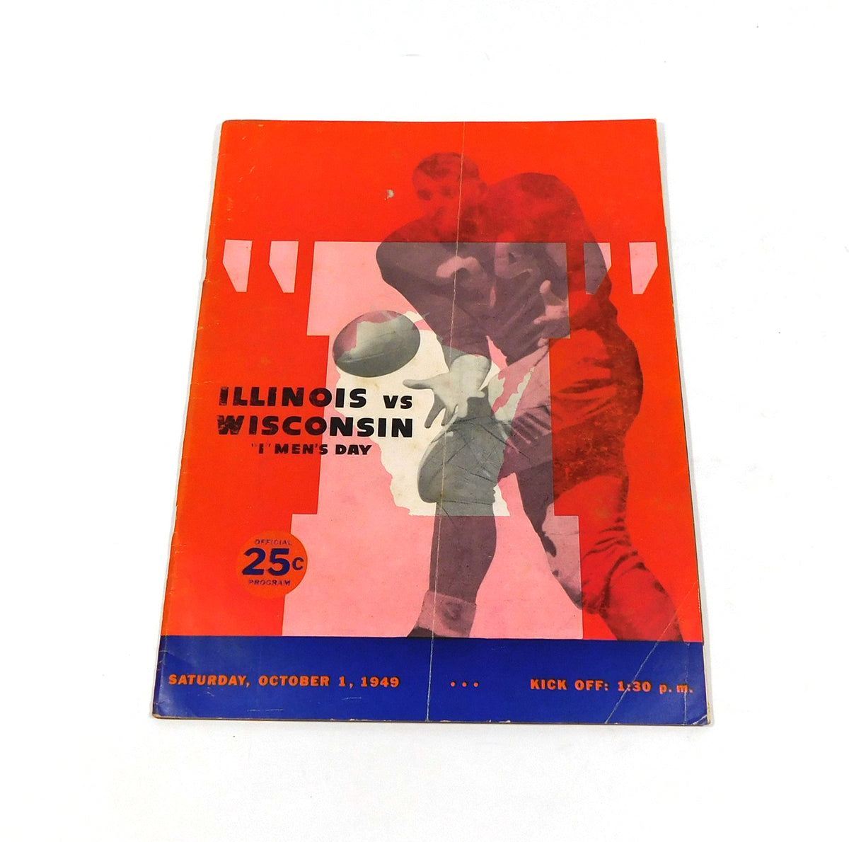 1949 Wisconsin at Illinois College Football Program 10-1-49
