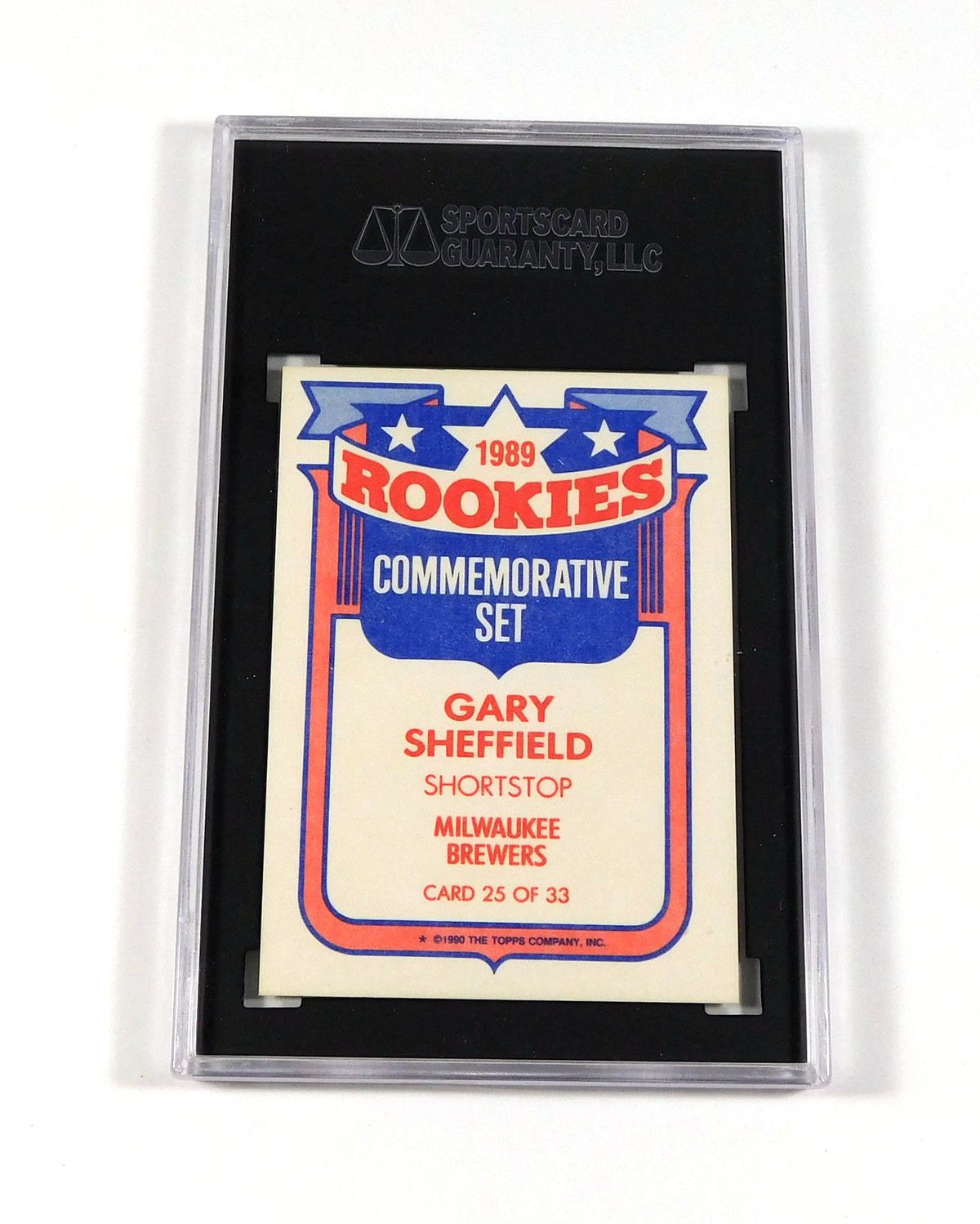 1990 Topps Glossy Rookies Gary Sheffield #25 Rookie SGC 7.5 DA039920 Pic2