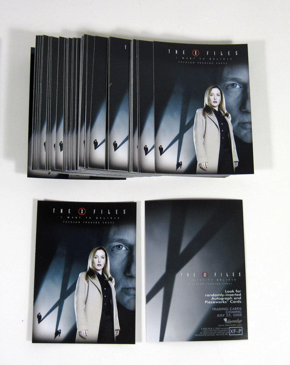 Lot of (50) 2008 Inkworks The X-Files Movie I Want To Believe Promo Card (XF-P)