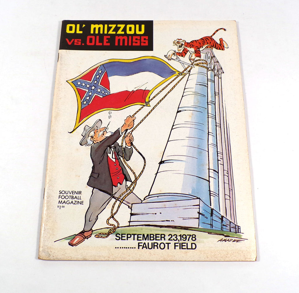 1978 Mississippi at Missouri College Football Program 9-23-78