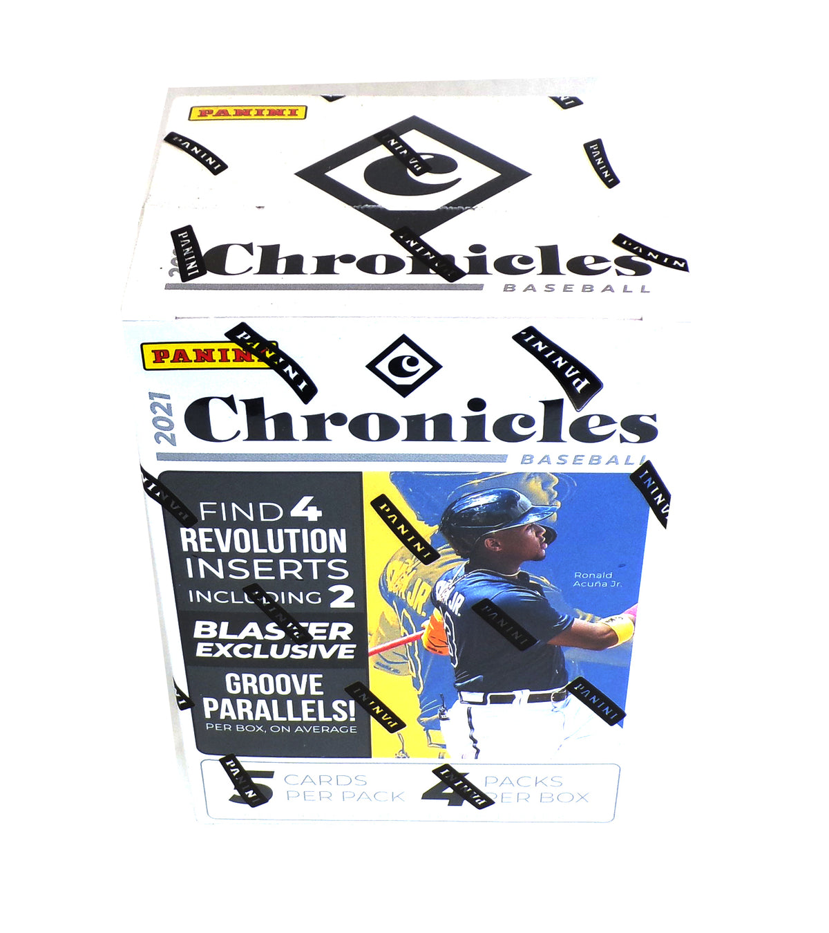 2021 Panini Chronicles Baseball Blaster Box Sealed (4 Packs) Groove Parallels