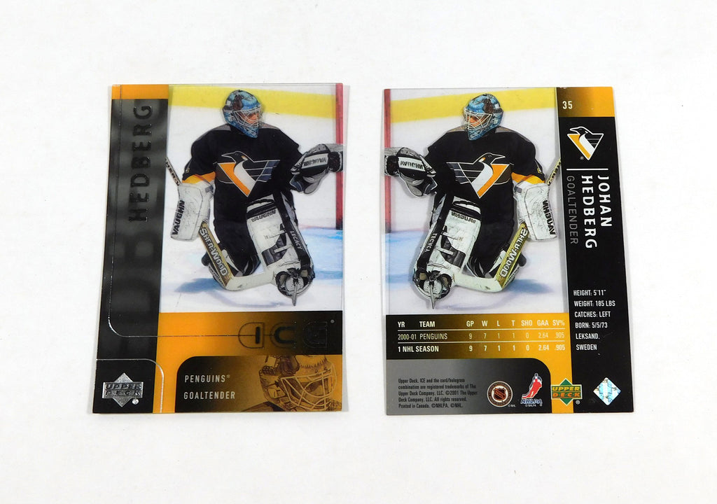 Lot of (100) 2001-02 Upper Deck Ice Johan Medberg #35 Penguins Pic2