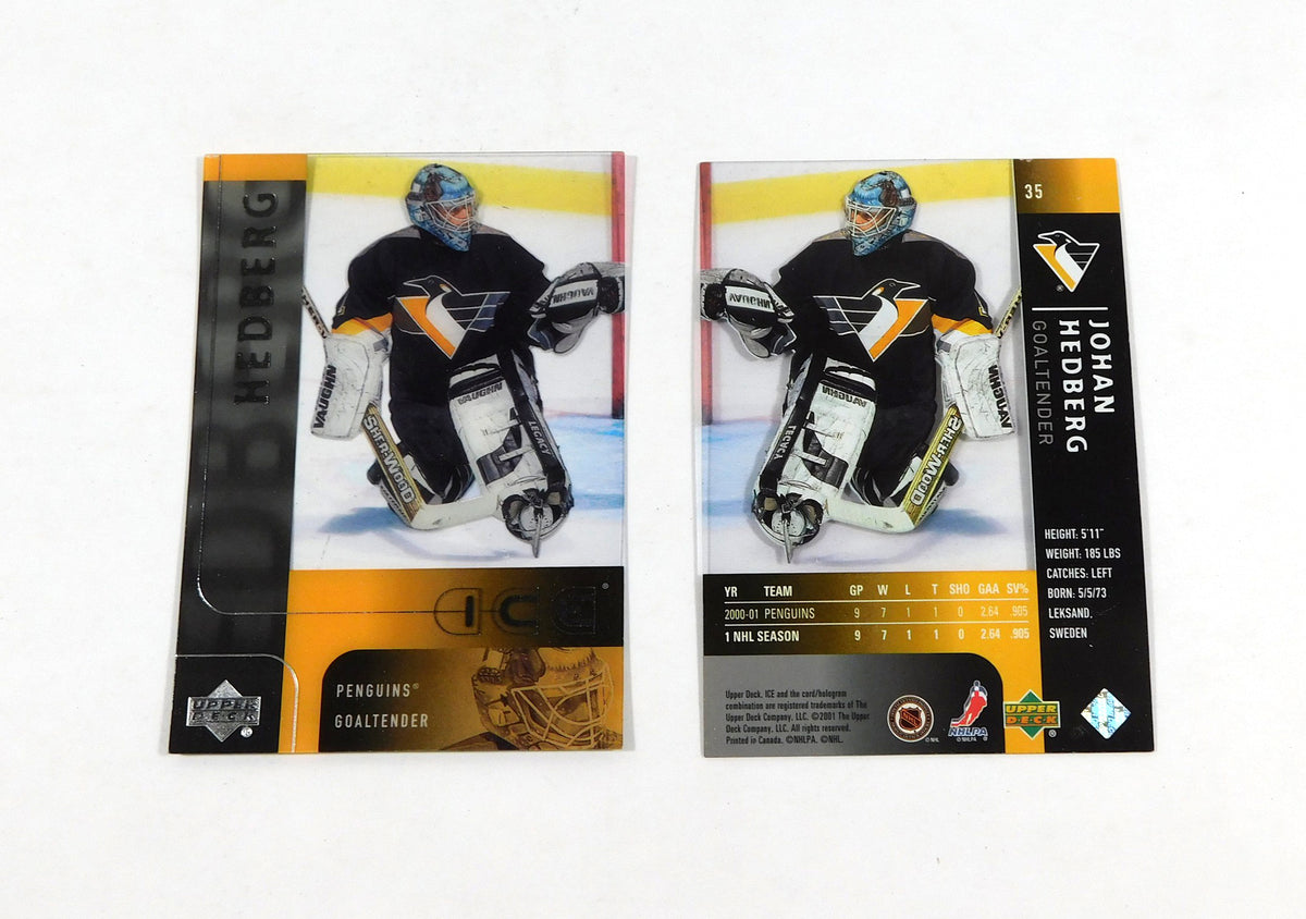 Lot of (100) 2001-02 Upper Deck Ice Johan Medberg #35 Penguins Pic2