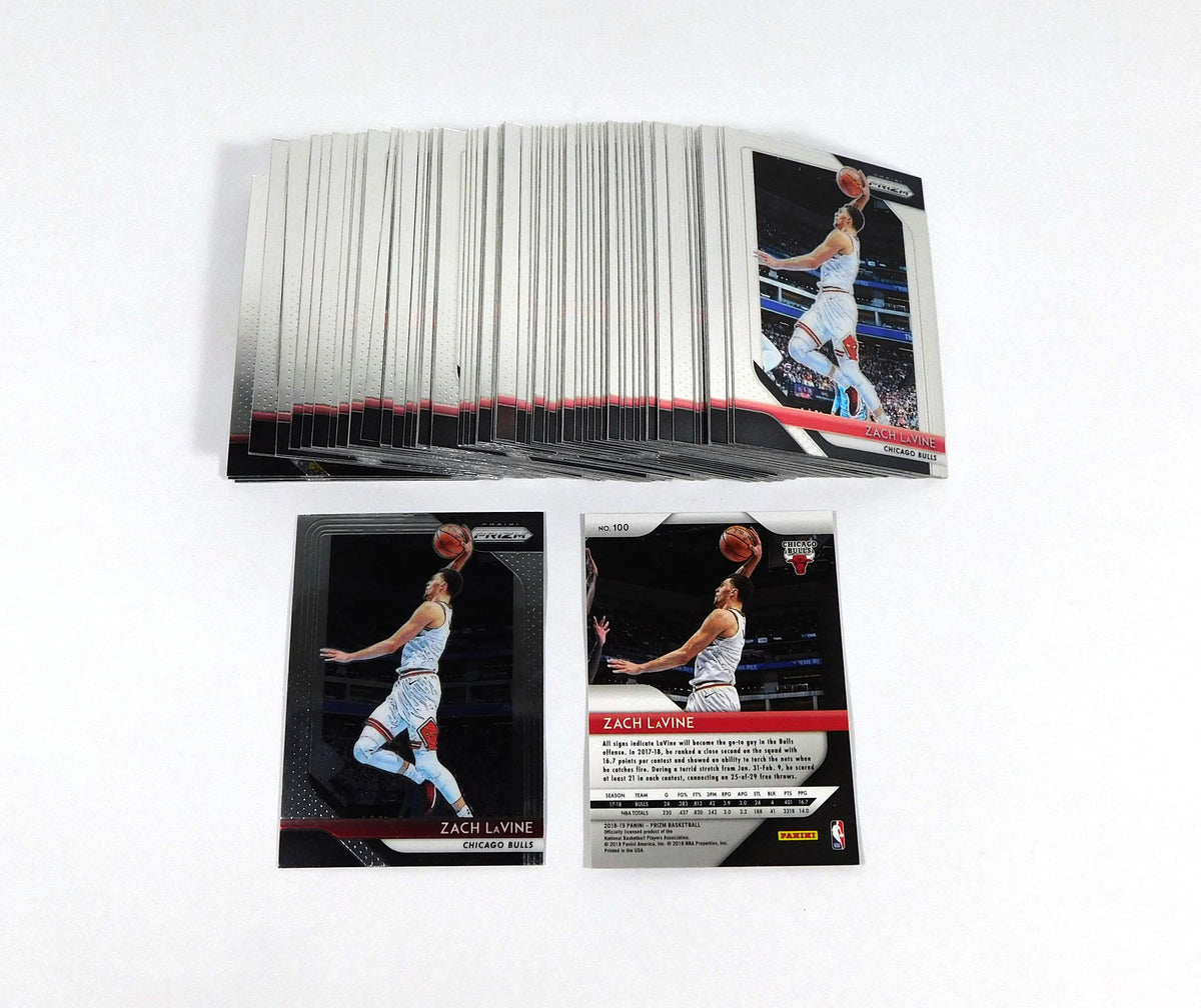 Lot of (79) 2018-19 Panini Prizm Zach LaVine #100 Bulls