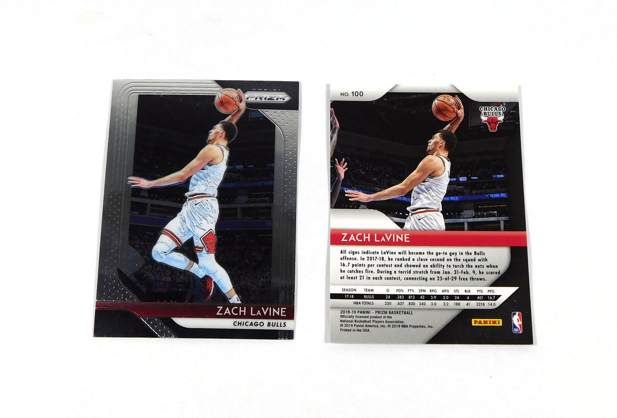 Lot of (79) 2018-19 Panini Prizm Zach LaVine #100 Bulls Pic2