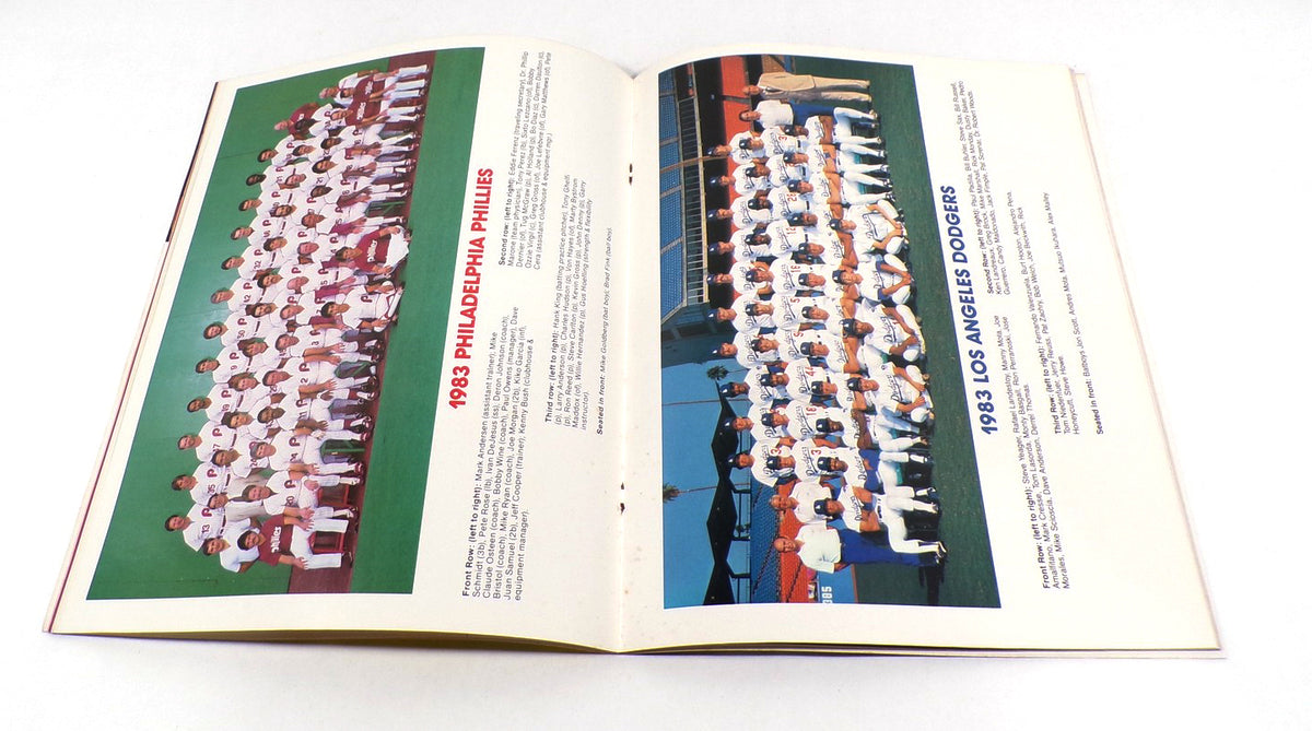 Lot of (5) NLCS 1983 Los Angeles Dodgers at Philadelphia Phillies Game Programs Pic2