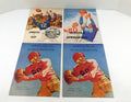 Lot of (4) Assorted 1952 to 1958 Springfield College Football Programs