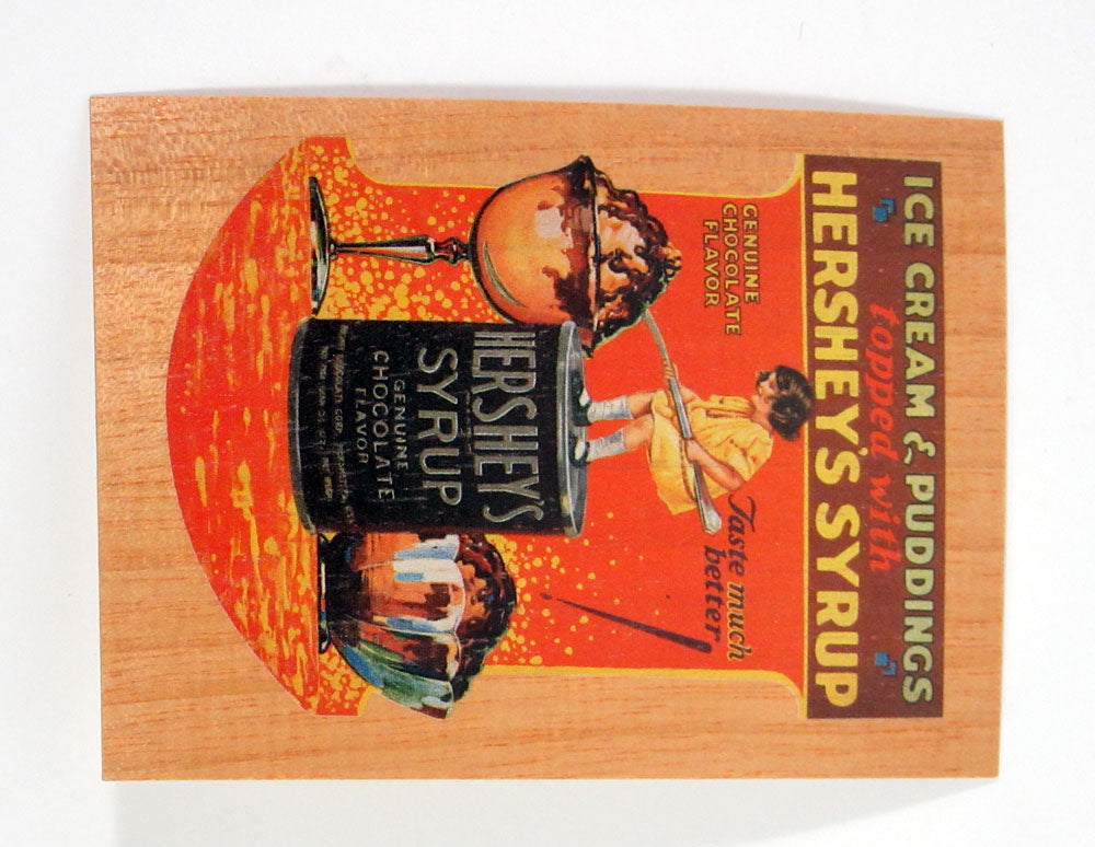 Lot of (50) 1995 Dart Hershey's The Collector Series Wood Chase Card (W3) Nm/Mt Pic2
