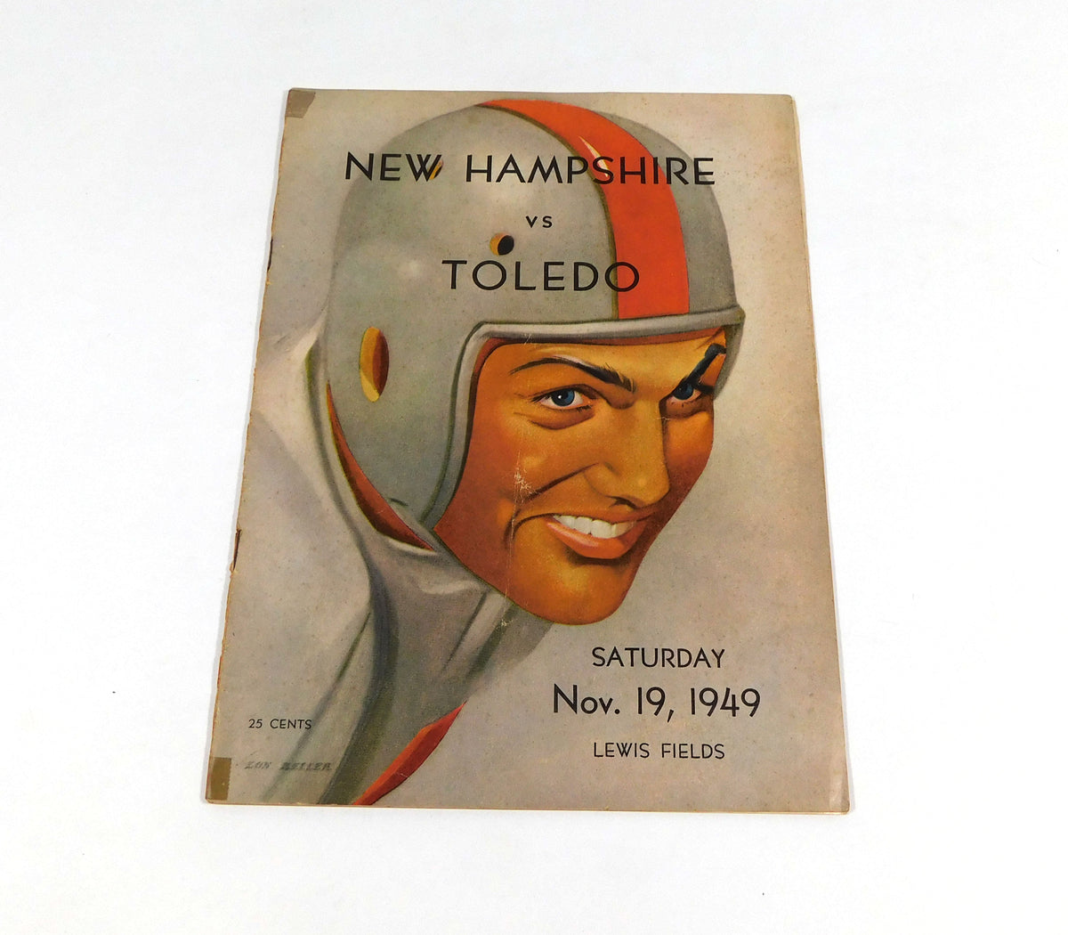 1949 Toledo at New Hampshire College Football Program 11-19-49