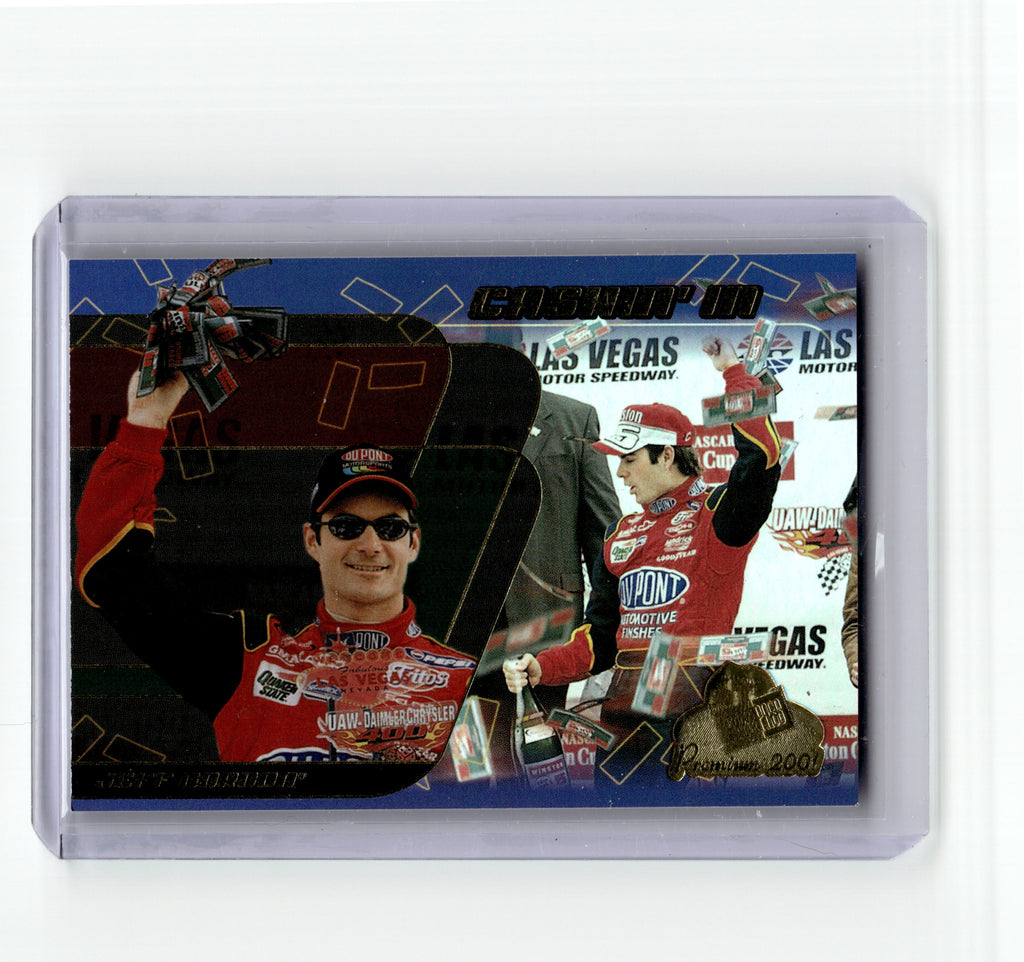 2001 Press Pass Premium Jeff Gordon Cashin' In #00 NASCAR
