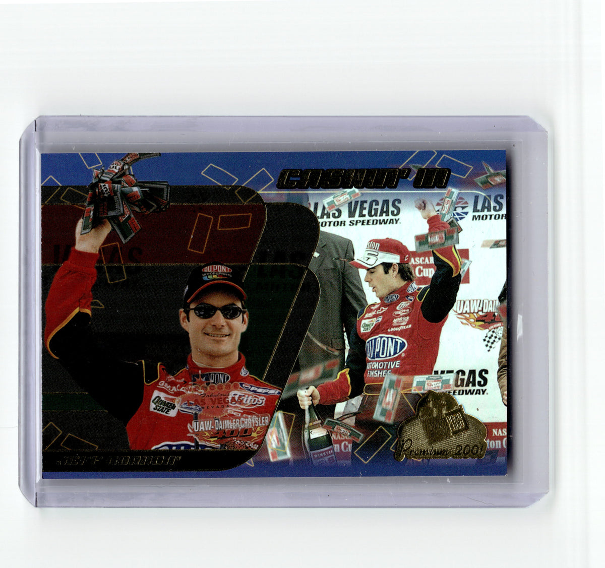 2001 Press Pass Premium Jeff Gordon Cashin' In #00 NASCAR