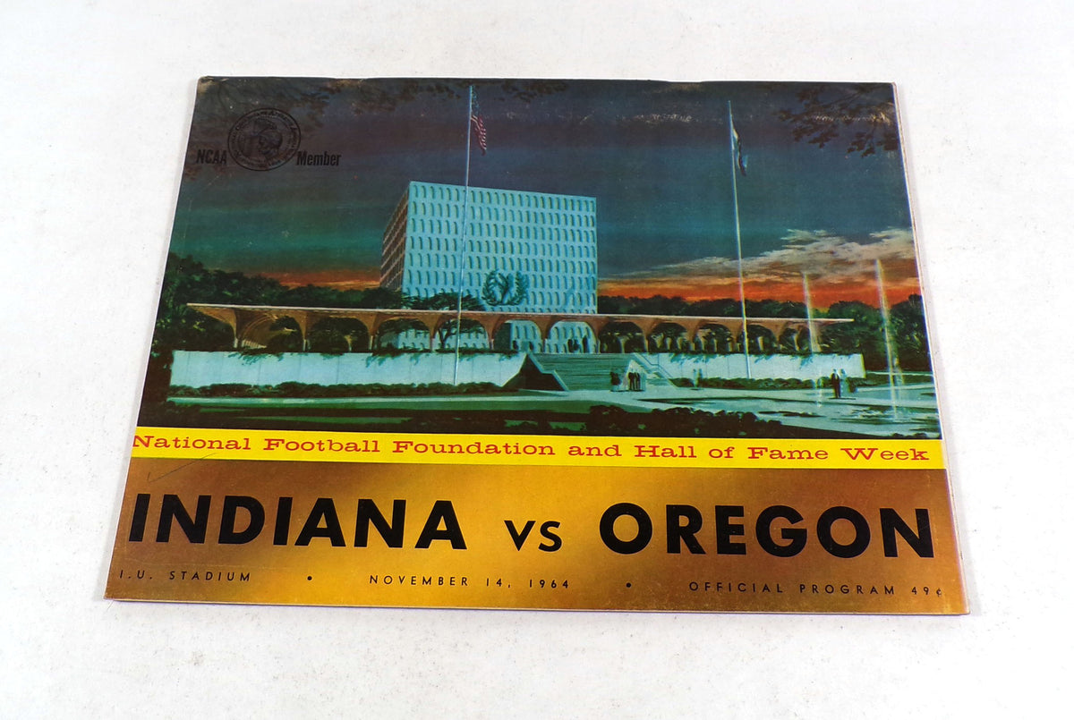 1964 Oregon at Indiana College Football Program 11-14-64