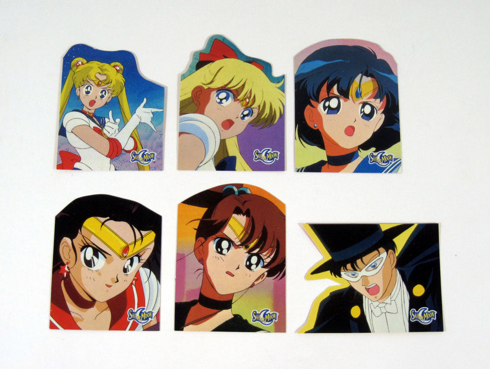 1997 Dart Flipcards Sailor Moon Series 1 Die Cut Chase Card Set (6) Nm/Mt