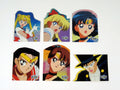 1997 Dart Flipcards Sailor Moon Series 1 Die Cut Chase Card Set (6) Nm/Mt