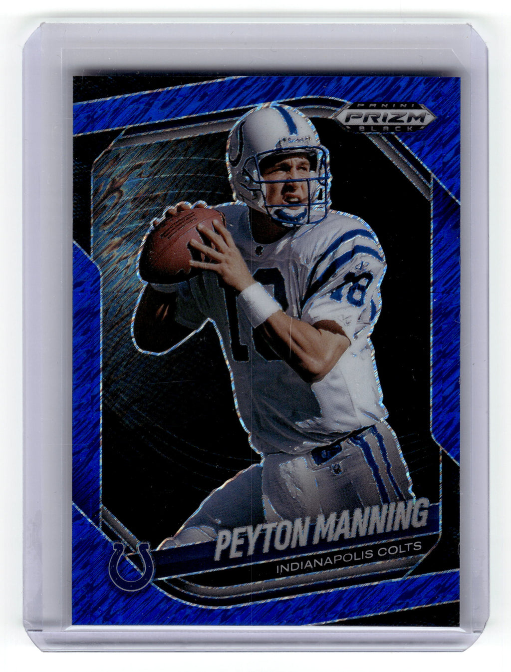 2025 Panini Prizm Black Peyton Manning Blue Shimmer FOTL Prizm #71 Colts /35