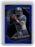 2025 Panini Prizm Black Peyton Manning Blue Shimmer FOTL Prizm #71 Colts /35