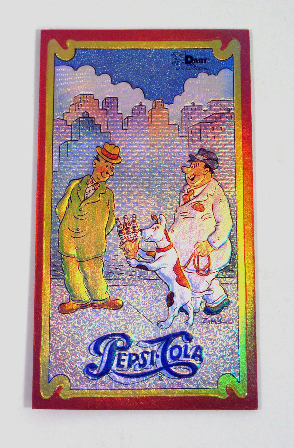1995 Dart Flipcards Pepsi-Cola Series 2 Double-Sided Tall Boy Foil Card Nm/Mt Pic2