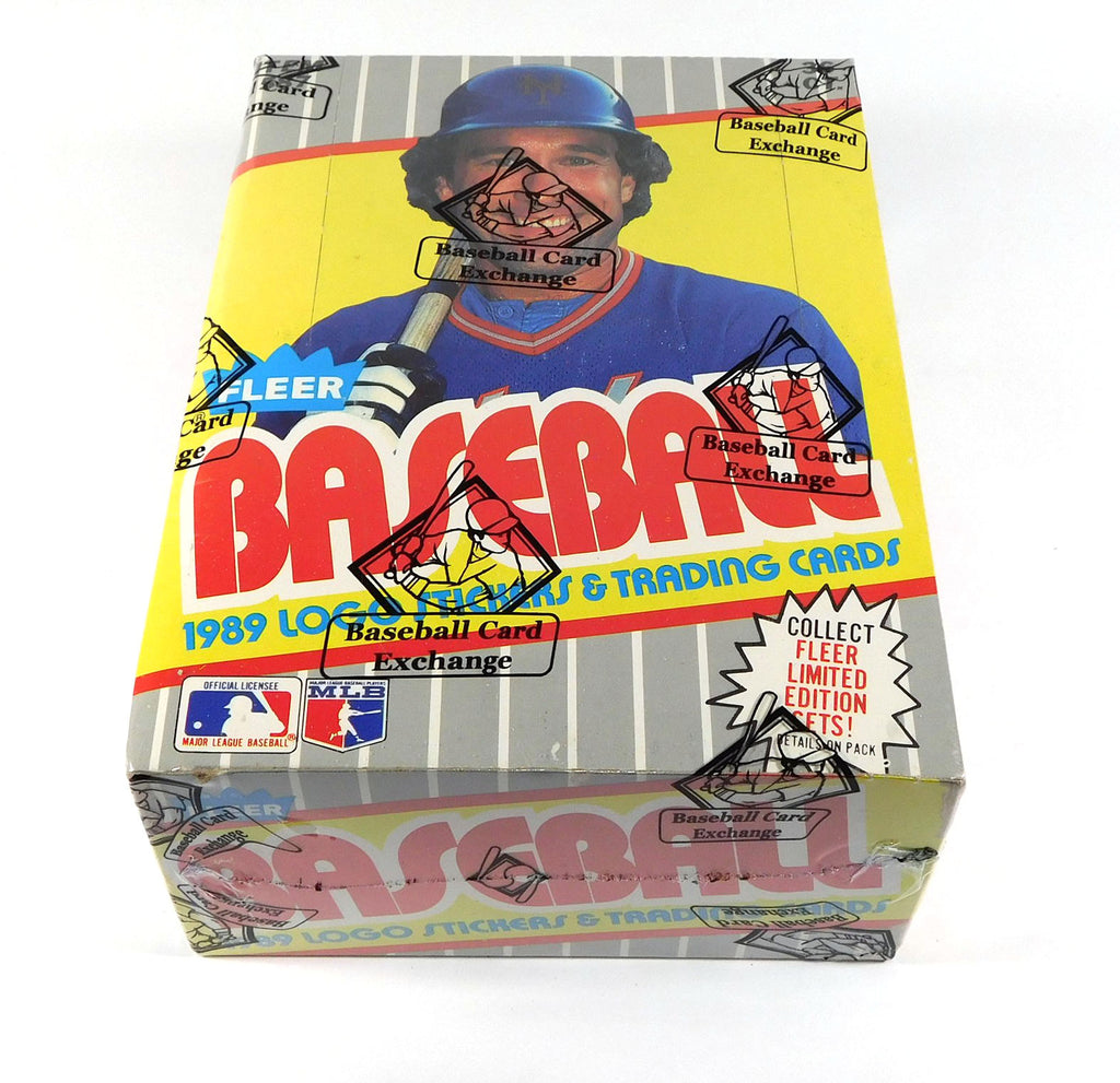 1989 Fleer Baseball Box (36 Packs) BBCE Wrapped
