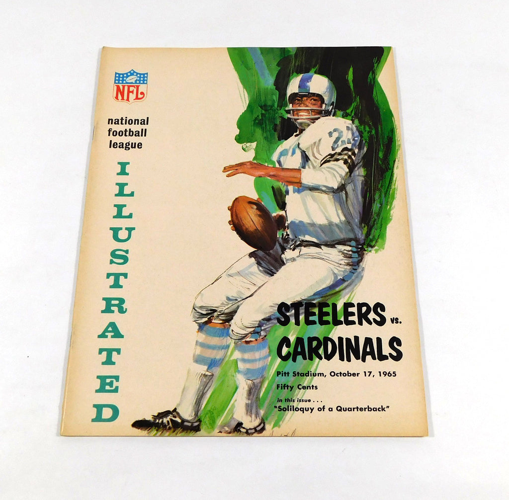 1965 St. Louis Cardinals at Pittsburgh Steelers NFL Football Program 10-17-65