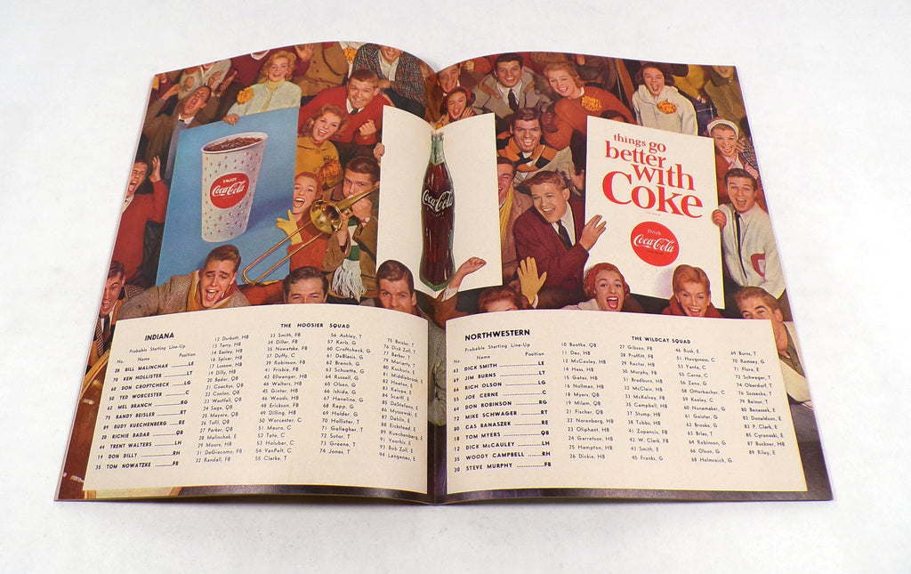 1964 Northwestern at Indiana College Football Program 9-26-64 Pic2