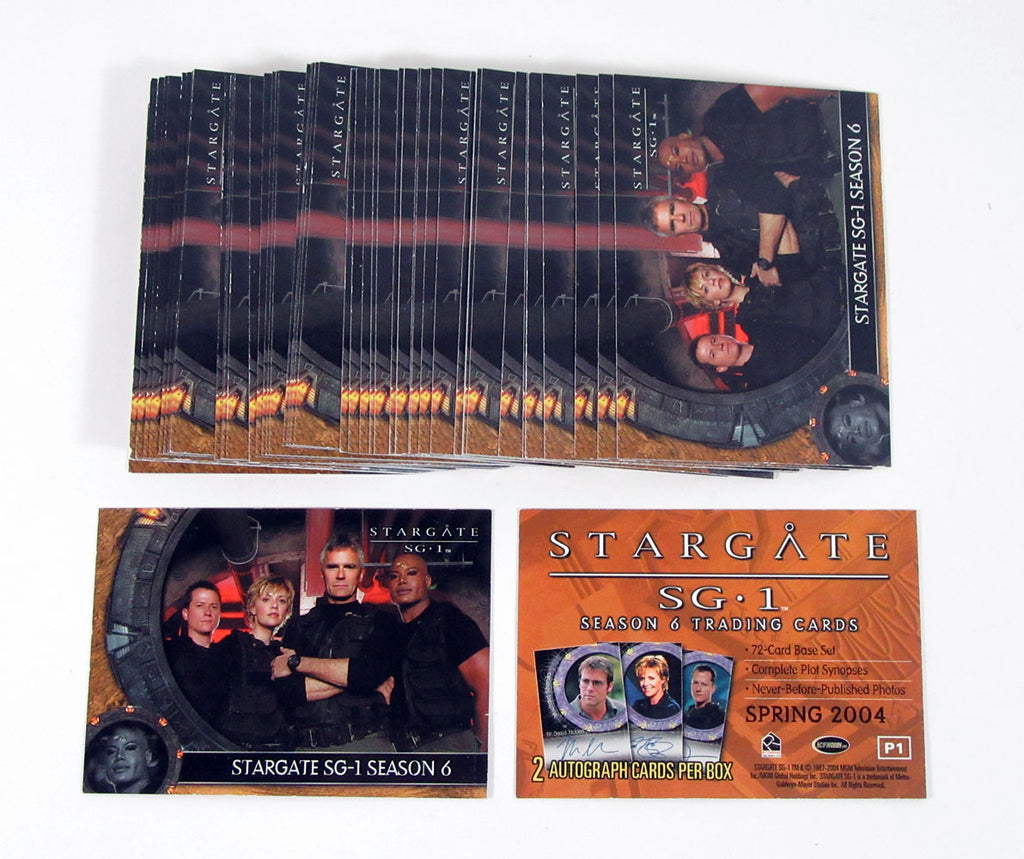 Lot of (50) 2004 Rittenhouse Archives Stargate SG-1 Season 6 Promo Card P1 Nm/Mt