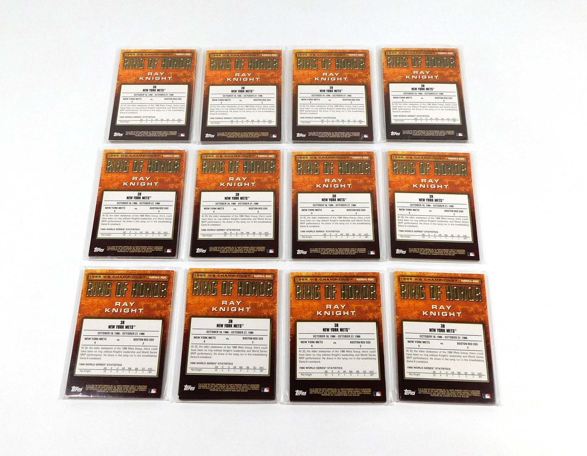 Lot of (12) 2008 Topps Ring of Honor 1986 Mets Sets Pic2