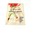 1957 Washington Redskins at Los Angeles Rams NFL Football Program 8-16-57