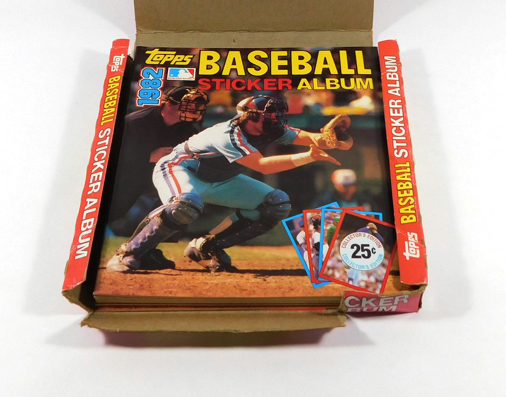 # 1982 Topps Baseball Sticker Yearbook Album Box (8 Albums)