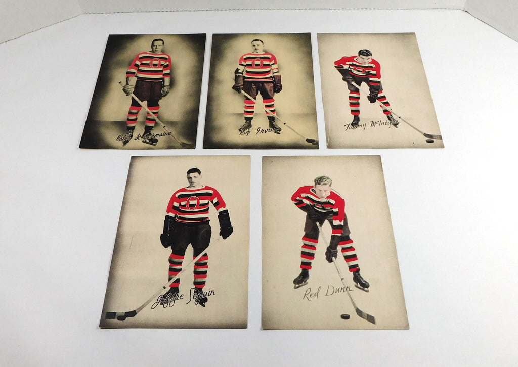 Lot of (5) Different 1930's Ottawa Senators Photos