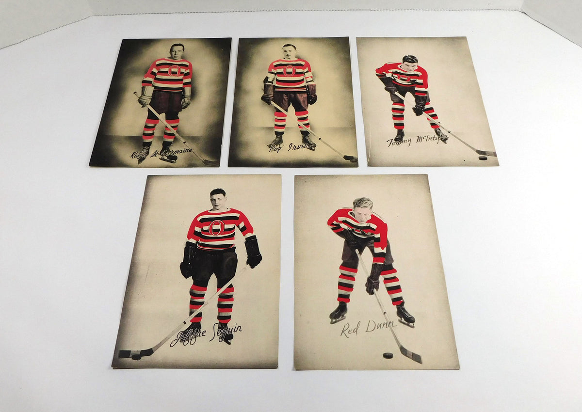Lot of (5) Different 1930's Ottawa Senators Photos