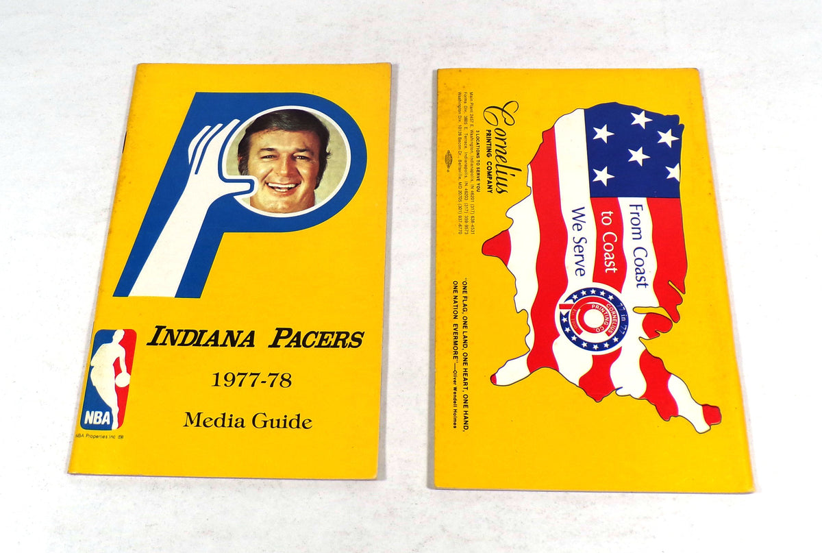 Lot of (4) 1977-78 Indiana Pacers ABA Basketball Media Guides Pic2