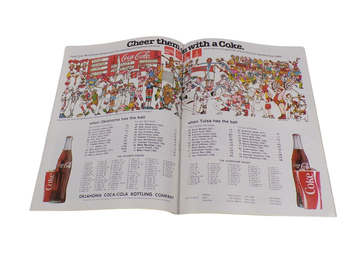 Lot of (4) 1979 Tulsa at Oklahoma College Football Programs 9-22-79 Pic2