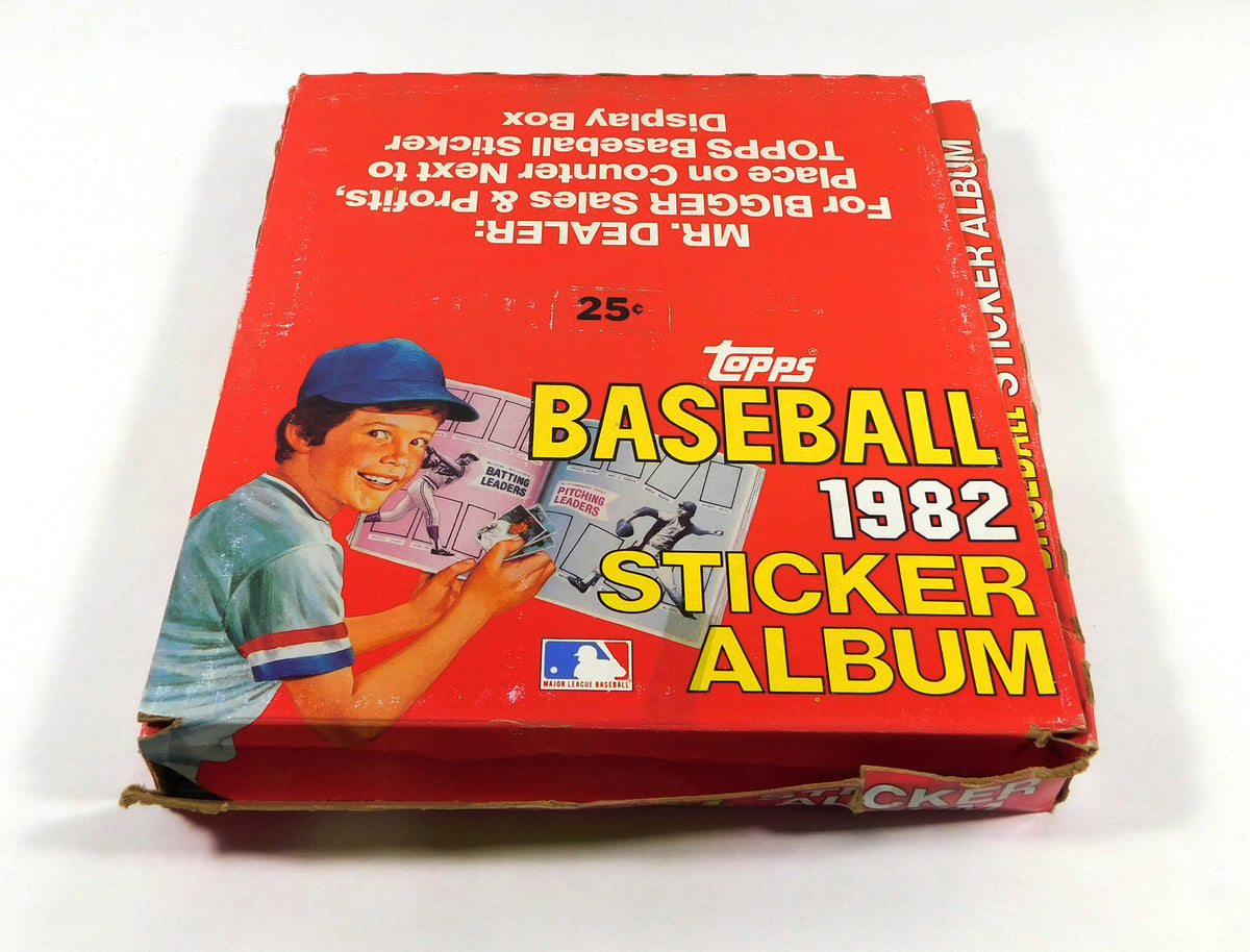 # 1982 Topps Baseball Sticker Yearbook Album Box (8 Albums) Pic2