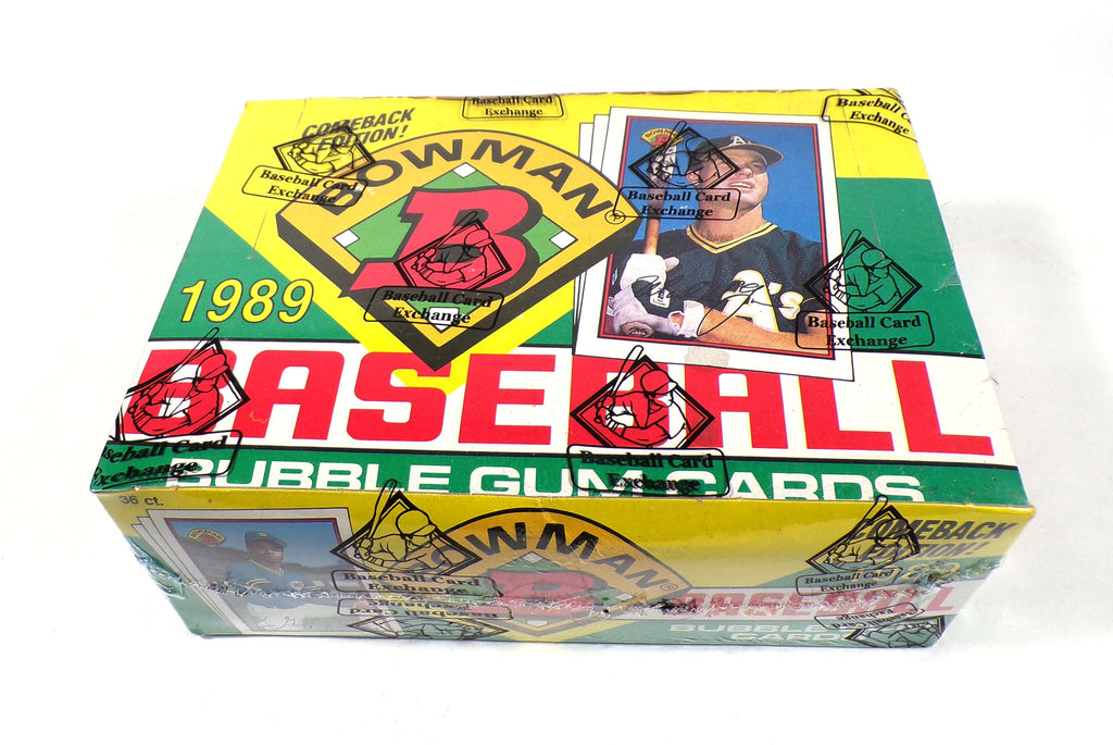 1989 Bowman Baseball Box (36 Packs) BBCE Wrapped FASC From A Sealed Case
