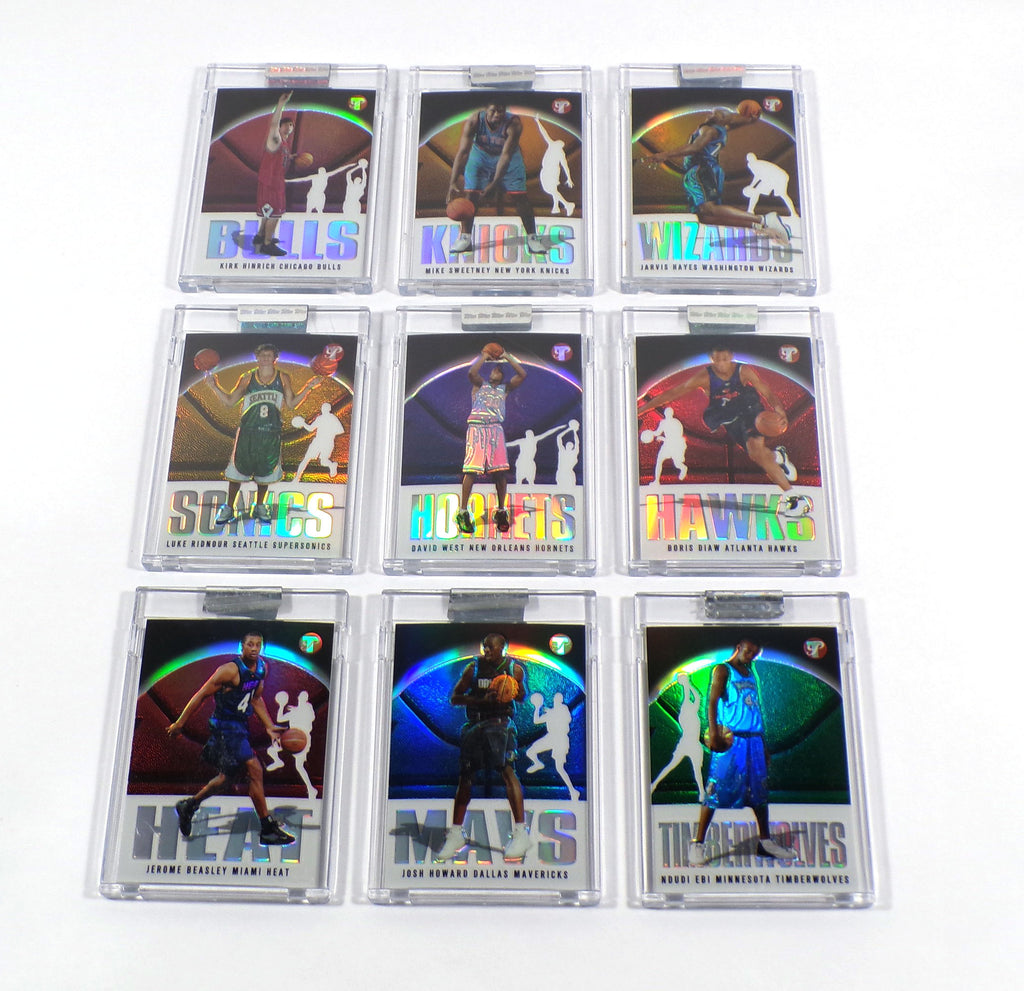 Lot of (9) 2003-04 Topps Pristine Basketball Uncirculated Rookie Refractor /1999
