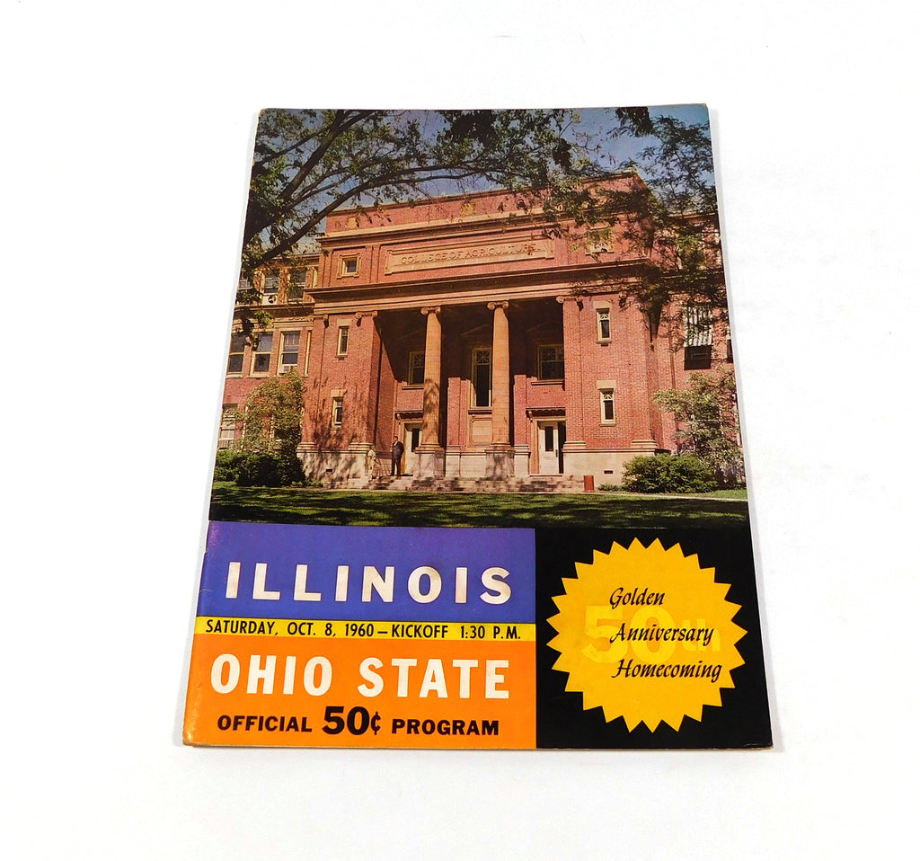 1960 Ohio State at Illinois College Football Program 10-8-60