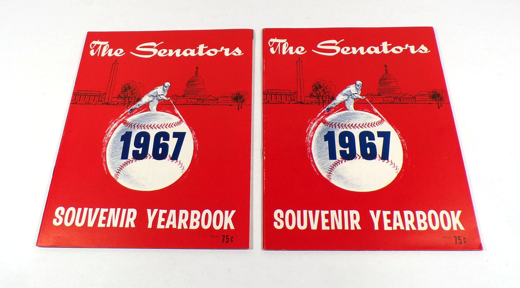 Lot of (2) 1967 Washington Senators Baseball Yearbooks