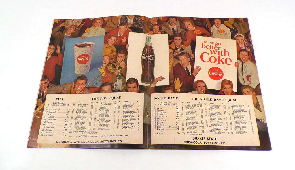 1964 Notre Dame at Pittsburgh College Football Program 11-7-64 Pic2
