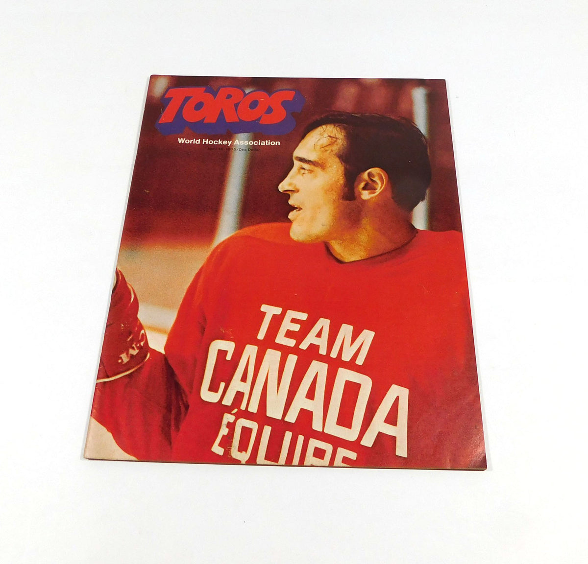 1974-75 Toronto Toros vs San Diego Mariners NHL Hockey Program