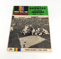 1965 San Diego Chargers at Denver Broncos AFL Football Program 11-7-65