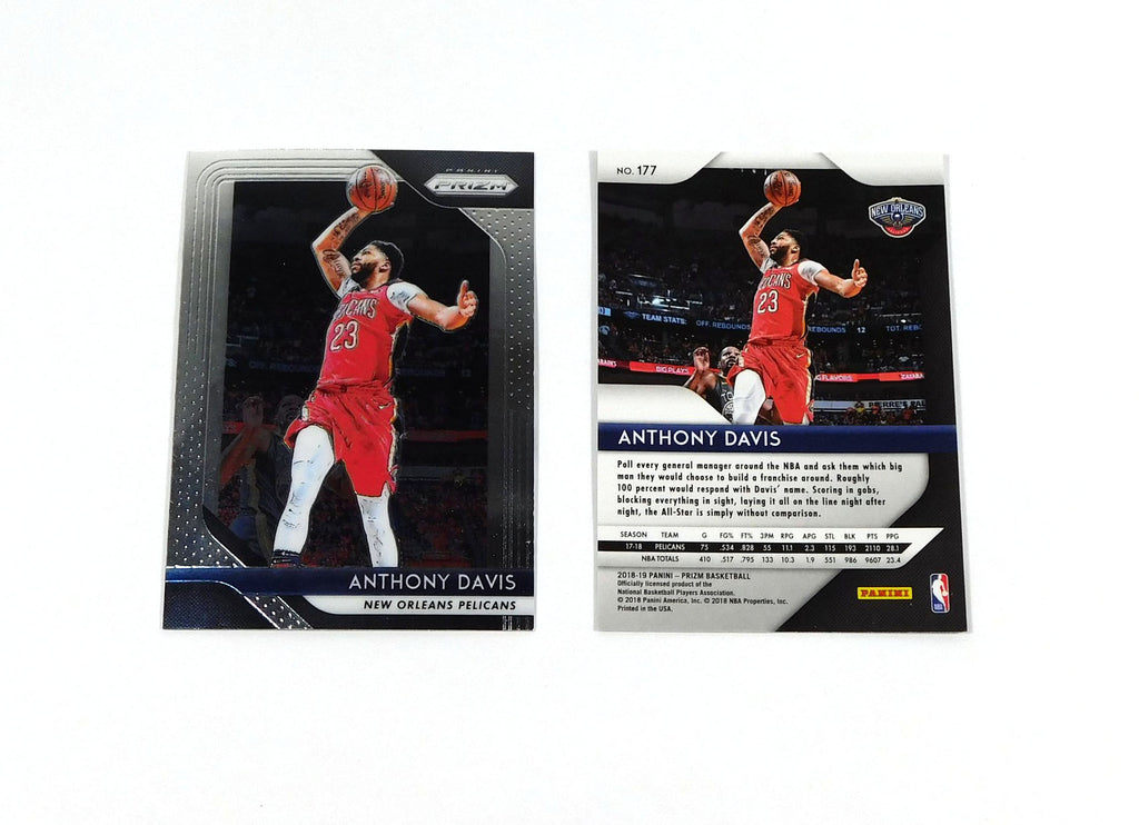 Lot of (121) 2018-19 Panini Prizm Anthony Davis #177 Pelicans Pic2