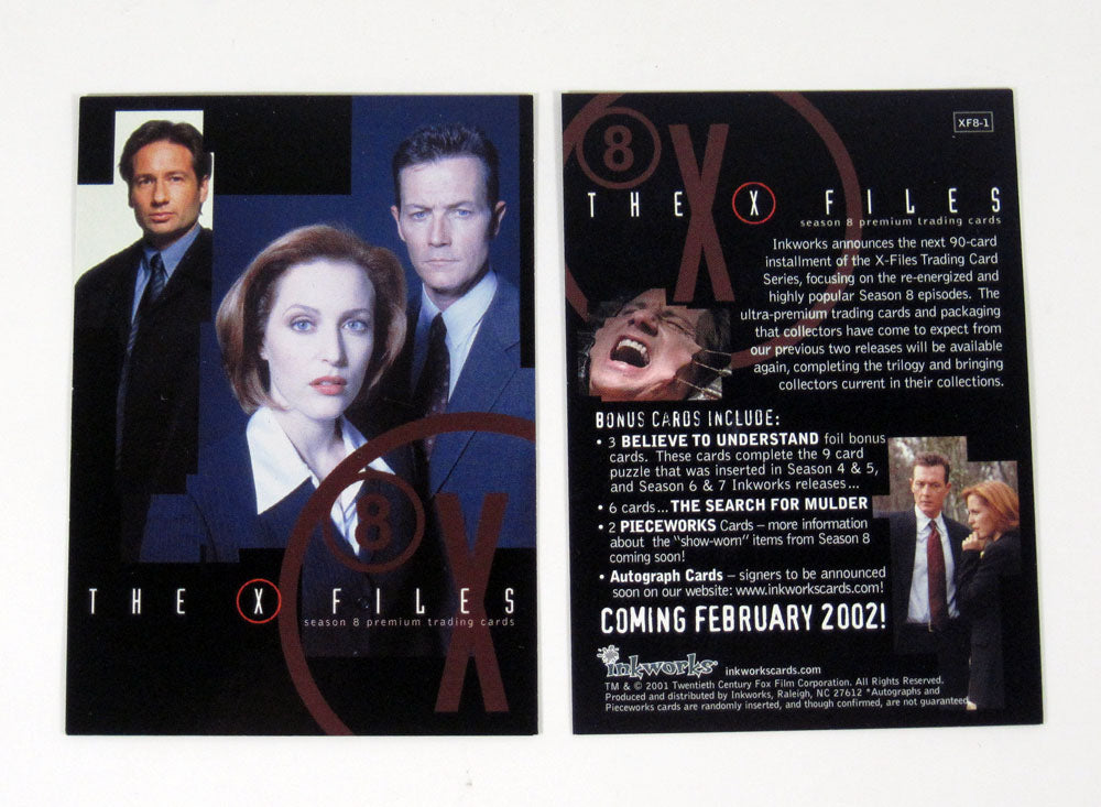 Lot of (50) 2002 Inkworks The X-Files Season 8 Promo Card (XF8-1) Nm/Mt Pic2