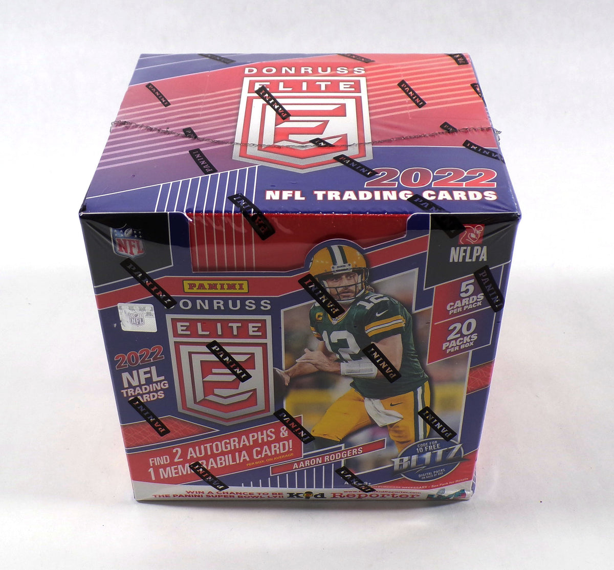 2022 Panini Elite Football Hobby Box Sealed (20 Packs)