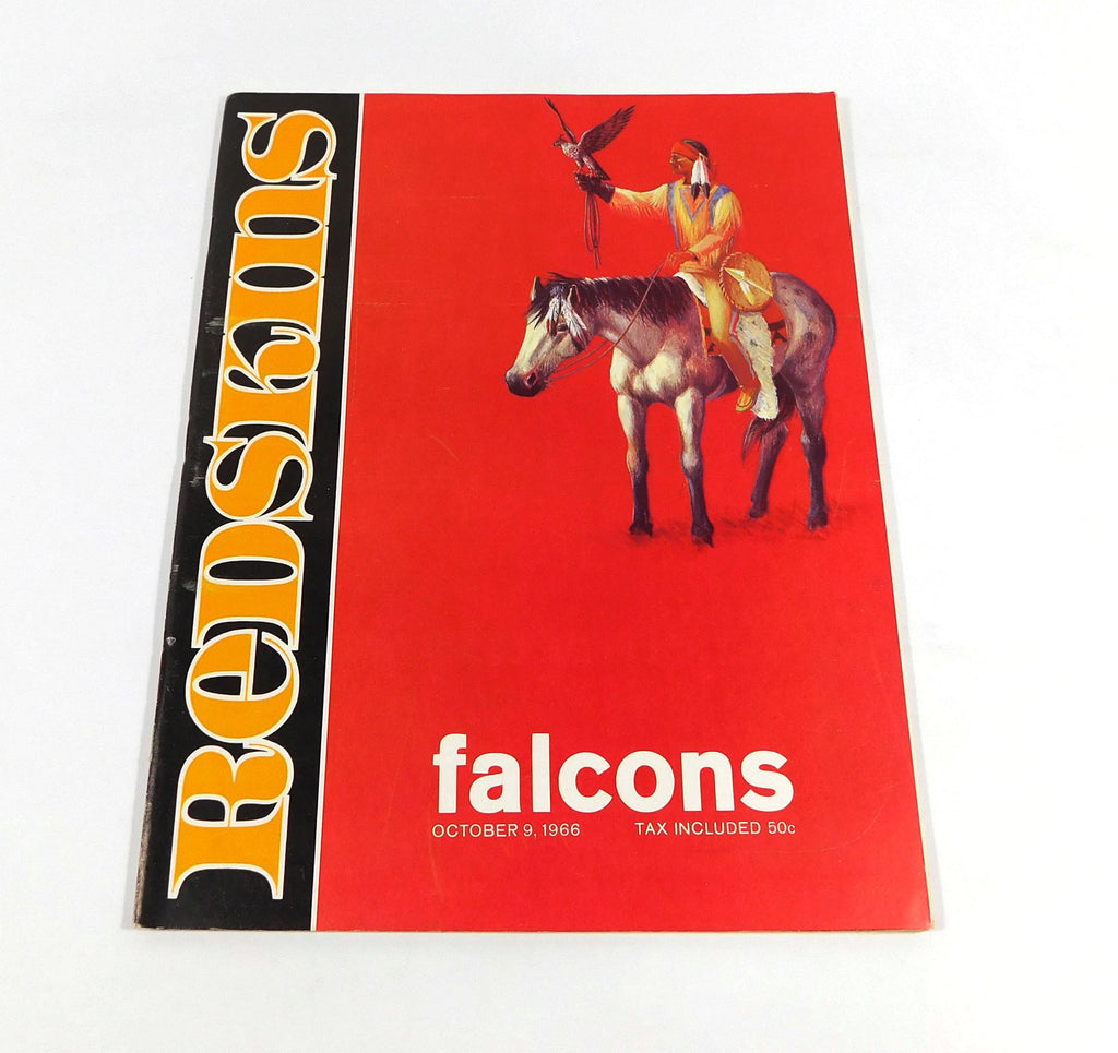 1966 Atlanta Falcons at Washington Redskins NFL Football Program 10-9-66