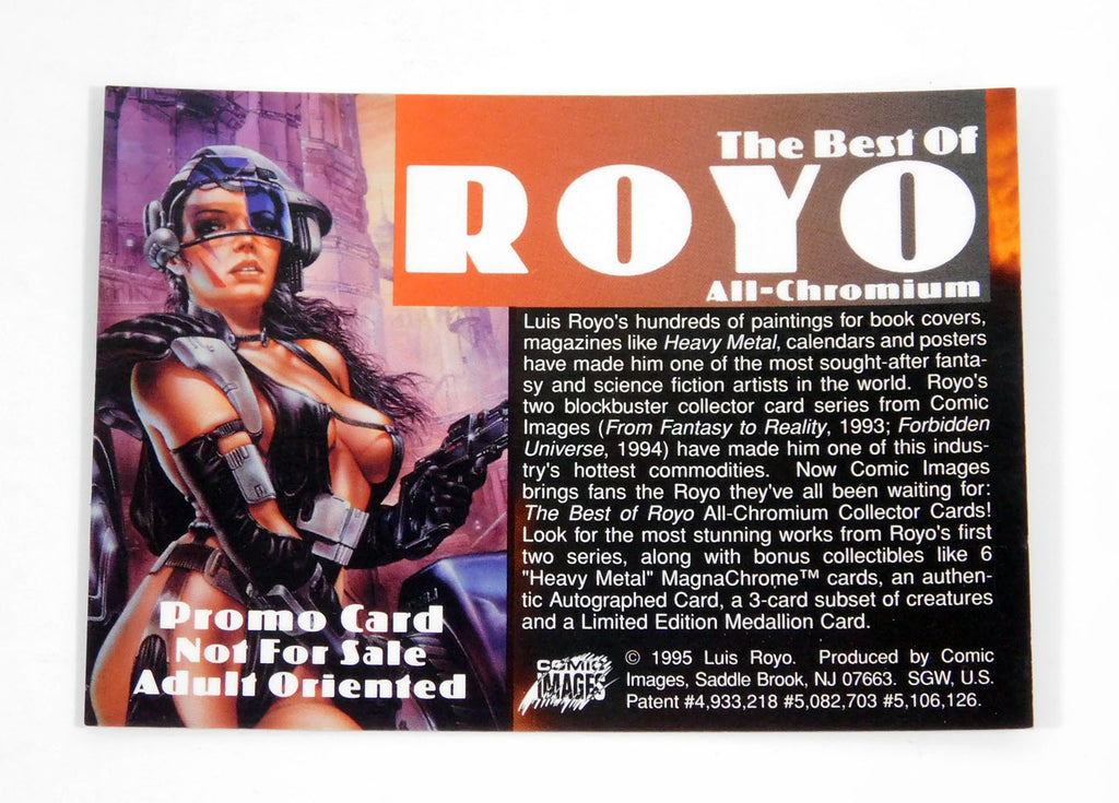 1995 Comic Images The Best of Luis Royo All-Chromium Promo Card Nm/Mt Pic2