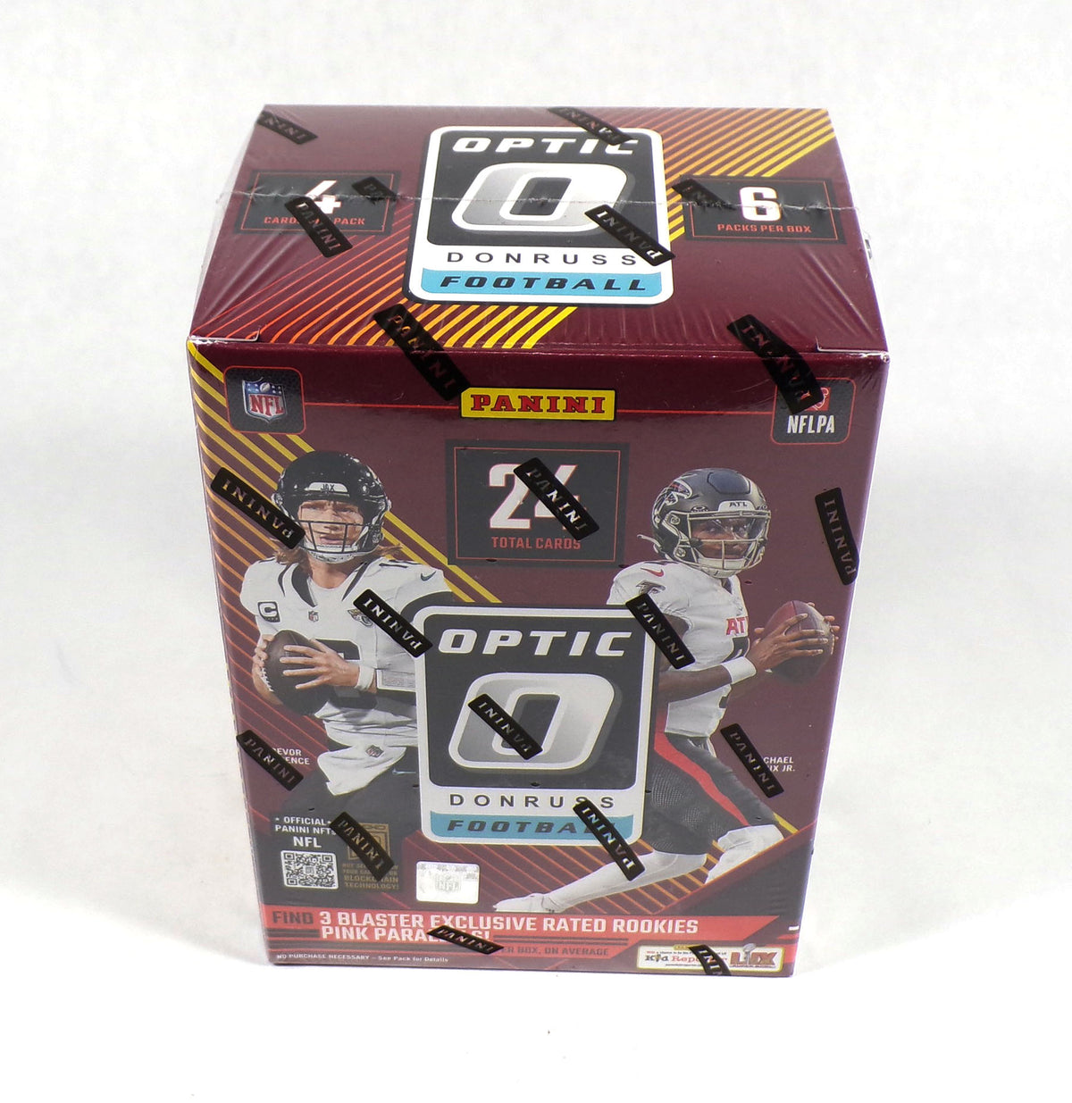2024 Panini Donruss Optic Football Target Blaster Box Sealed (6 Packs) Pink
